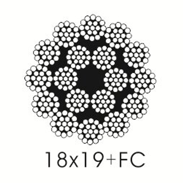 NO-rotating Steel Wire Rope With Many Layers (Ungalvanized and Galvanized)